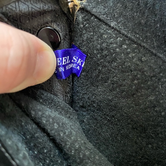 Genuine Black Eel Skin Envelope Clutch - Picture 6 of 8